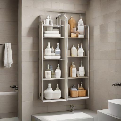 Afbeelding van Bespaar Ruimte met Douche-Organizers in Kleine Badkamers