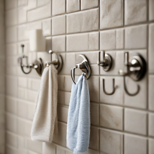 Afbeelding van Ontdek de voordelen van plakhaakjes in de badkamer